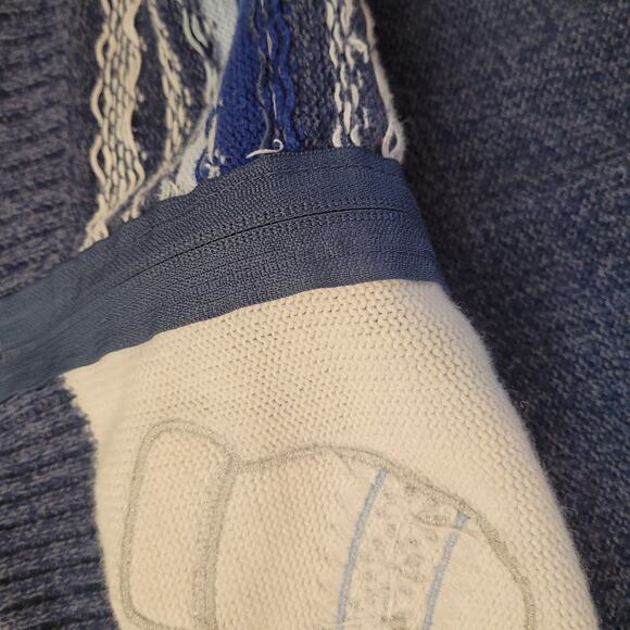 Classic Elements Women’s XL Winter Sweater Mittens Skates Snowflake Full Zip - Picture 10 of 10